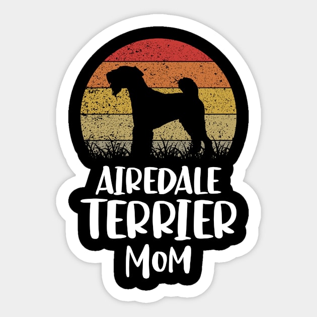 Airedale Terrier Dog Mom Sticker by AmazingDesigns